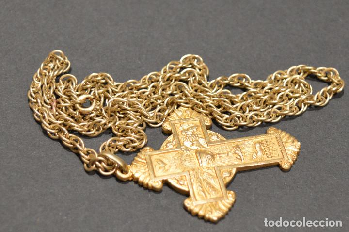 Antig&uuml;edades: EXCELENTE CORDON CON CRUZ JESUITA DE COMUNION - Foto 6