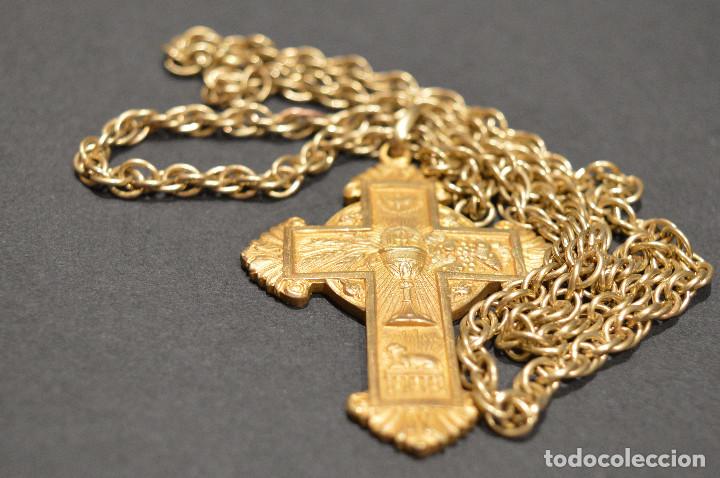 Antig&uuml;edades: EXCELENTE CORDON CON CRUZ JESUITA DE COMUNION - Foto 7