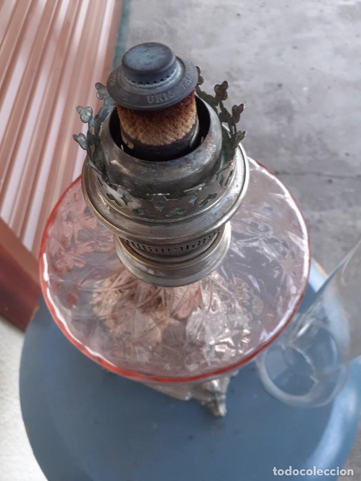 Antig&uuml;edades: Lampara de petroleo, completa - Foto 6
