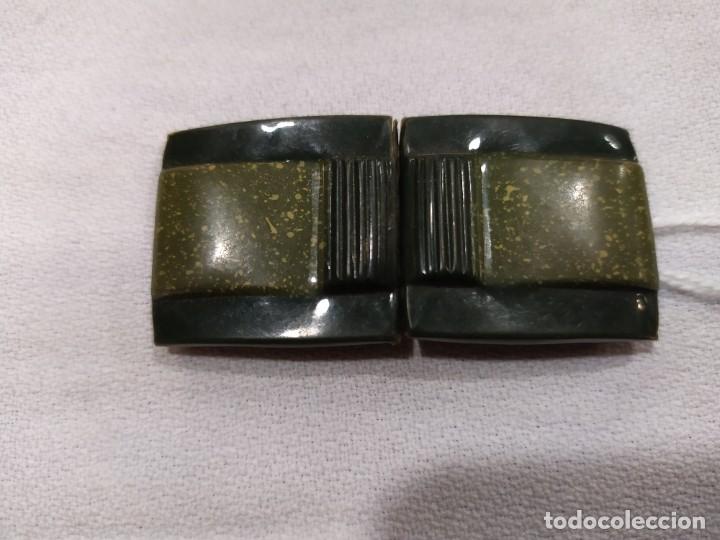 Antig&uuml;edades: HEBILLA ART DECO DE CELULOIDE - Foto 1