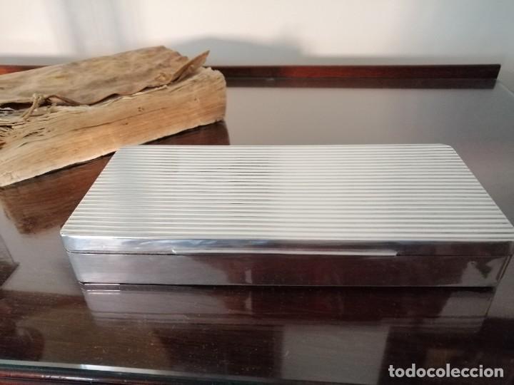 Antig&uuml;edades: Tabaquera plata de ley - Foto 1