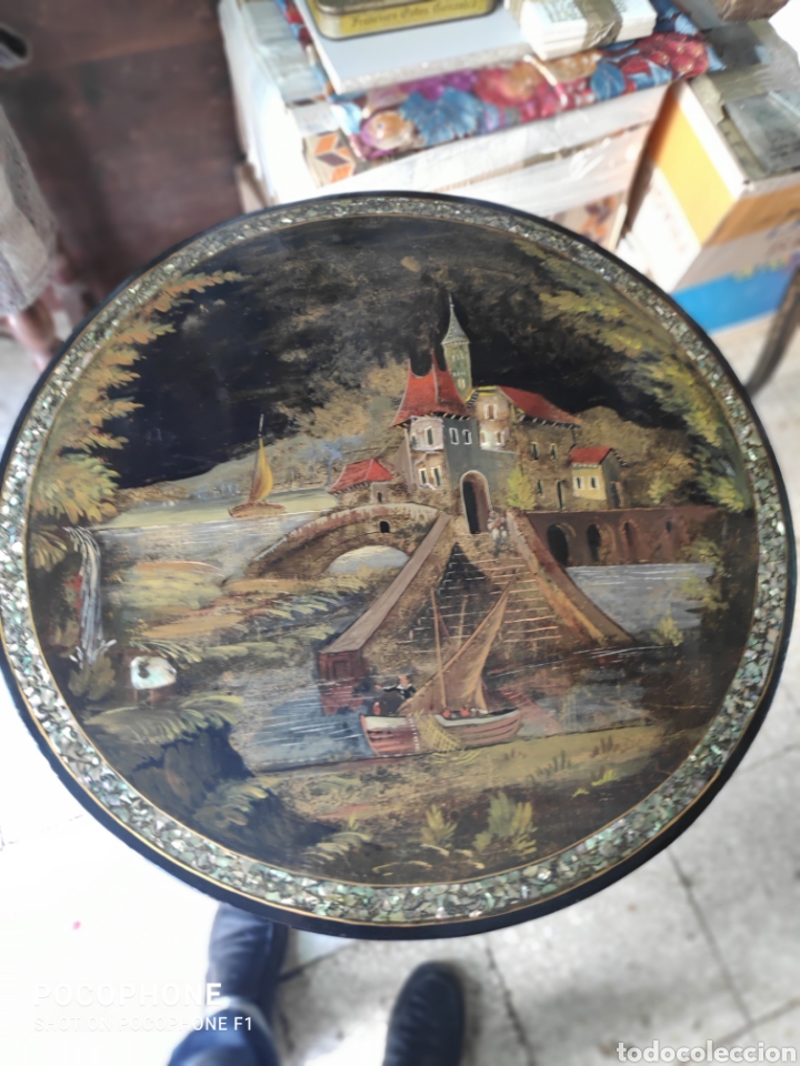 Antig&uuml;edades: Velador holandeses - Foto 3