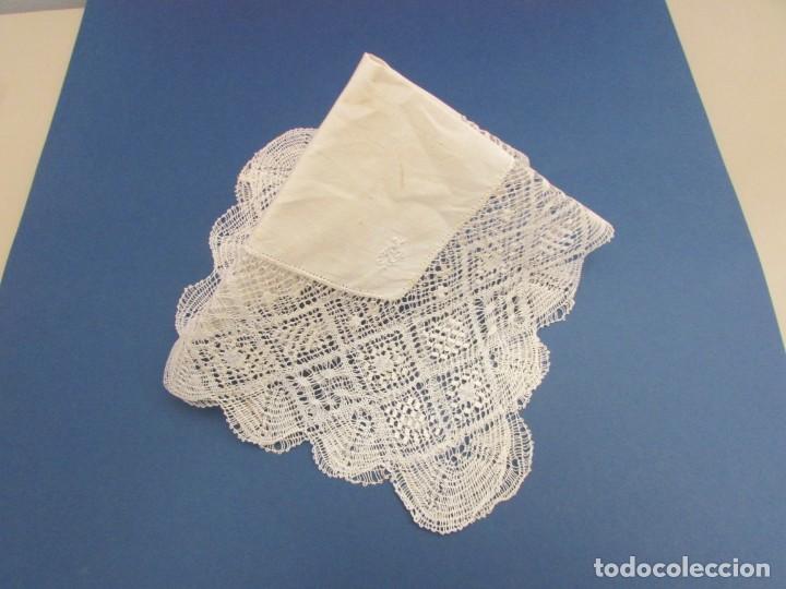 Antig&uuml;edades: ANTIGUO PA&Ntilde;UELO DE ENCAJE DE BOLILLO - Foto 10
