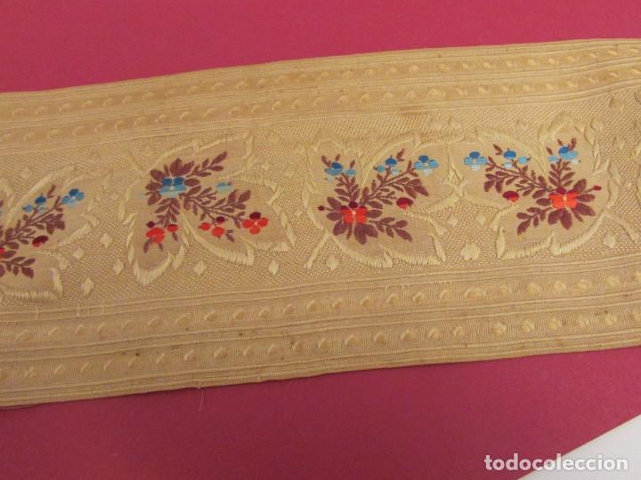 Antig&uuml;edades: LAZO-CORBATA DE SEDA BROCADA IDEAL INDUMENTARIA - Foto 3
