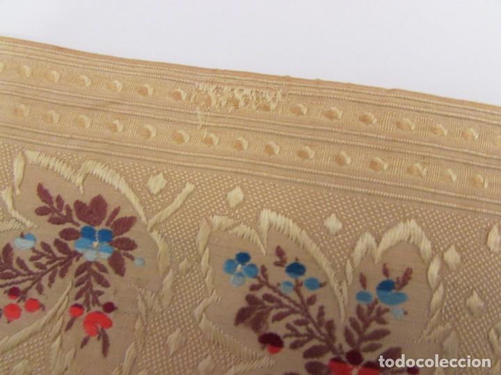 Antig&uuml;edades: LAZO-CORBATA DE SEDA BROCADA IDEAL INDUMENTARIA - Foto 4