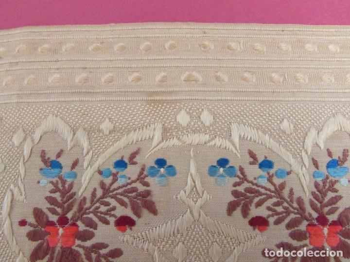 Antig&uuml;edades: LAZO-CORBATA DE SEDA BROCADA IDEAL INDUMENTARIA - Foto 9
