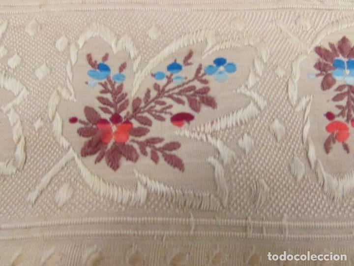 Antig&uuml;edades: LAZO-CORBATA DE SEDA BROCADA IDEAL INDUMENTARIA - Foto 11