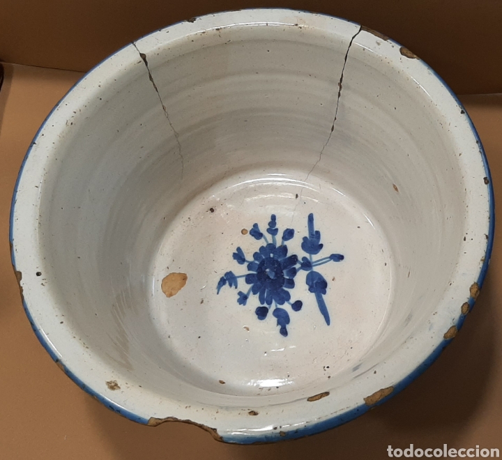 Antig&uuml;edades: GRAN LEBRILLO CUENCO DE TALAVERA. - Foto 3