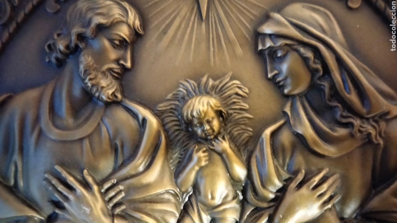 Antig&uuml;edades: PRECIOSA PLACA BRONCE RELIGIOSA. - Foto 4