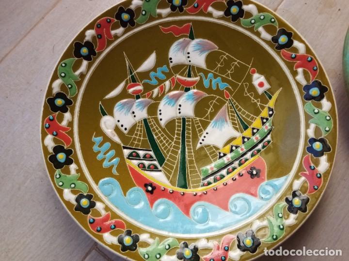 Antig&uuml;edades: Plato cuerda seca turquia - Foto 1