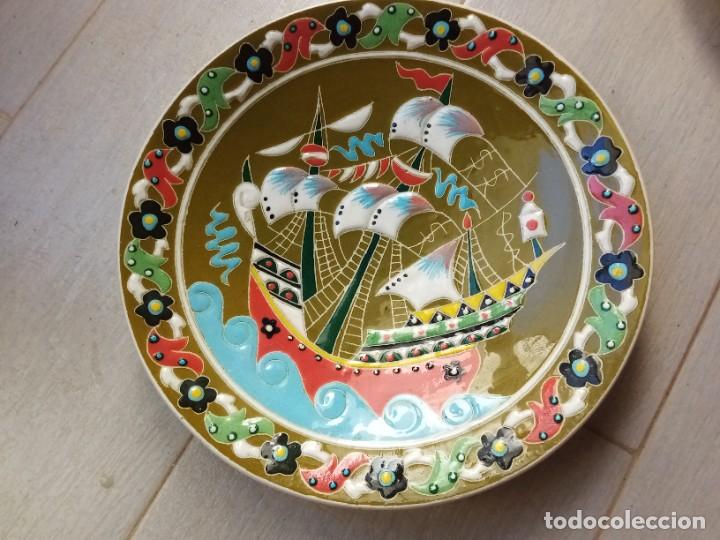 Antig&uuml;edades: Plato cuerda seca turquia - Foto 5