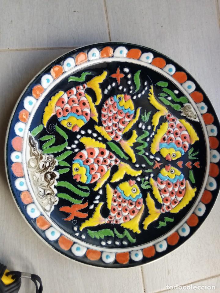 Antig&uuml;edades: Plato cuerda seca turquia - Foto 1