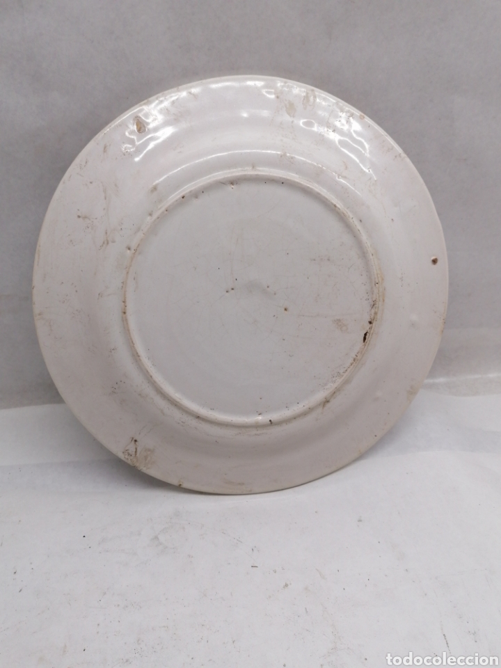 Antig&uuml;edades: Plato de porcelana - Foto 3