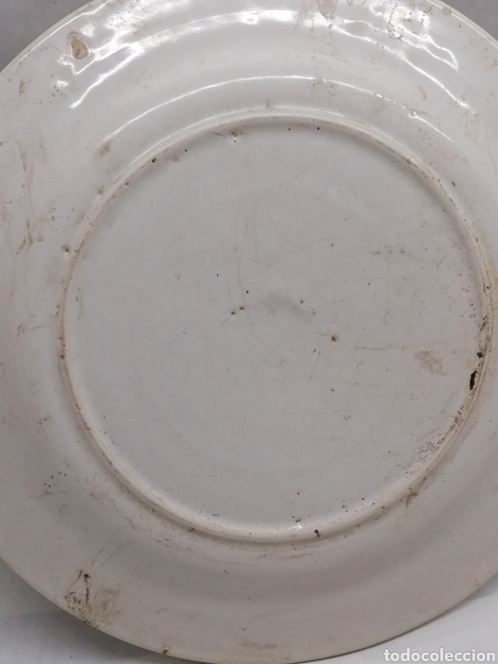 Antig&uuml;edades: Plato de porcelana - Foto 4
