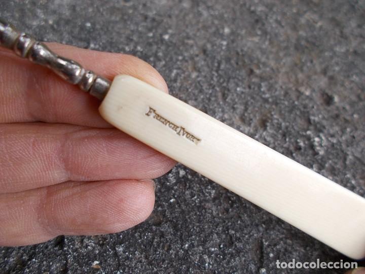 Antig&uuml;edades: ABOTONADOR CON MANGO DE MARFIL - Foto 4