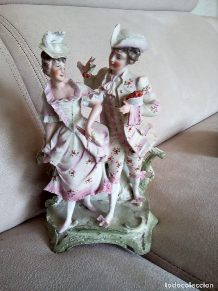 Antig&uuml;edades: * BISCUIT DE PORCELANA. 25 CM. (Rf:BV/ae) - Foto 1