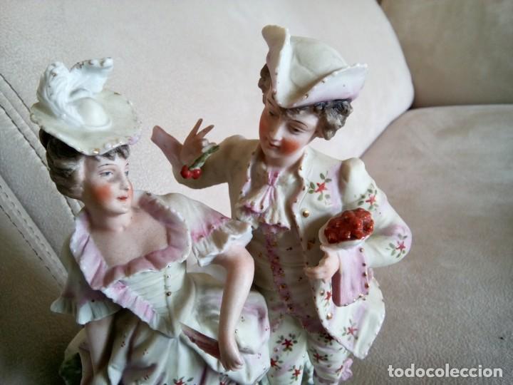 Antig&uuml;edades: * BISCUIT DE PORCELANA. 25 CM. (Rf:BV/ae) - Foto 2