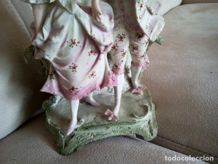 Antig&uuml;edades: * BISCUIT DE PORCELANA. 25 CM. (Rf:BV/ae) - Foto 3
