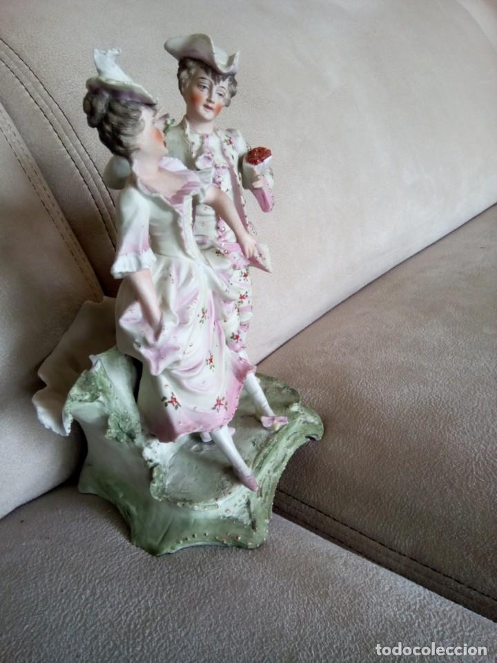 Antig&uuml;edades: * BISCUIT DE PORCELANA. 25 CM. (Rf:BV/ae) - Foto 4