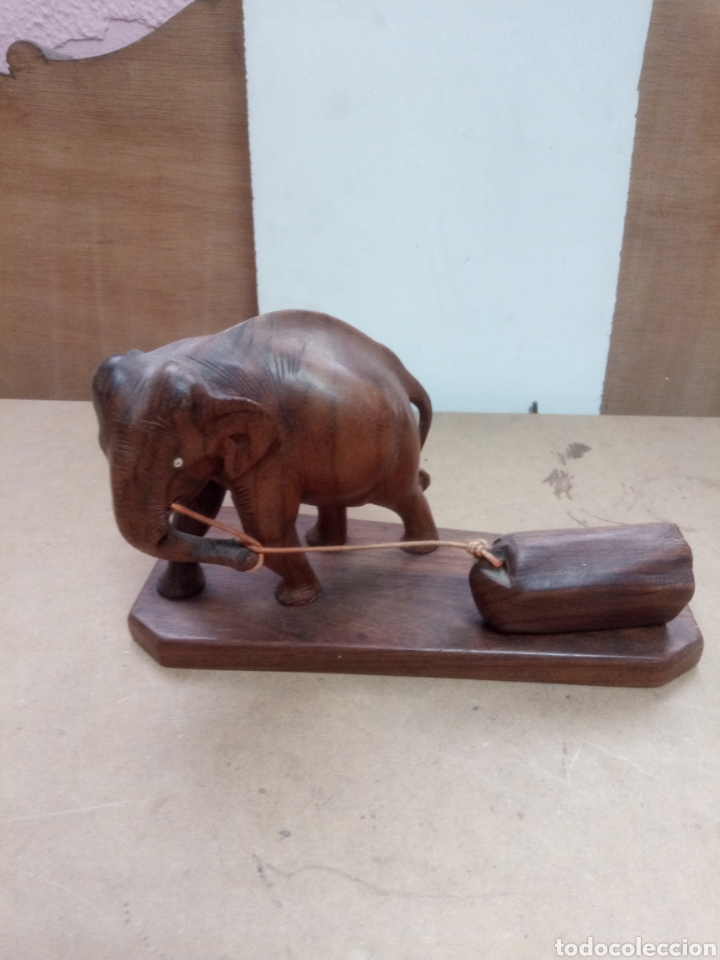 Antig&uuml;edades: Talla de madera antiguo - Foto 1