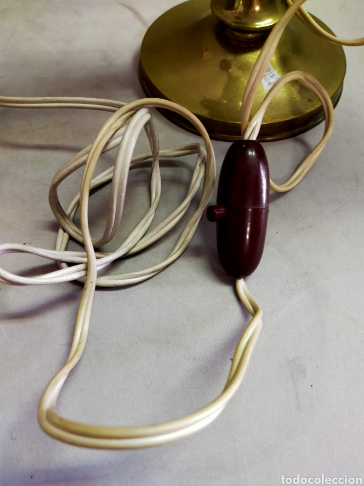 Antig&uuml;edades: CANDELABRO DE BRONCE, TRES LUCES, ESTILO HOLANDES. - Foto 15