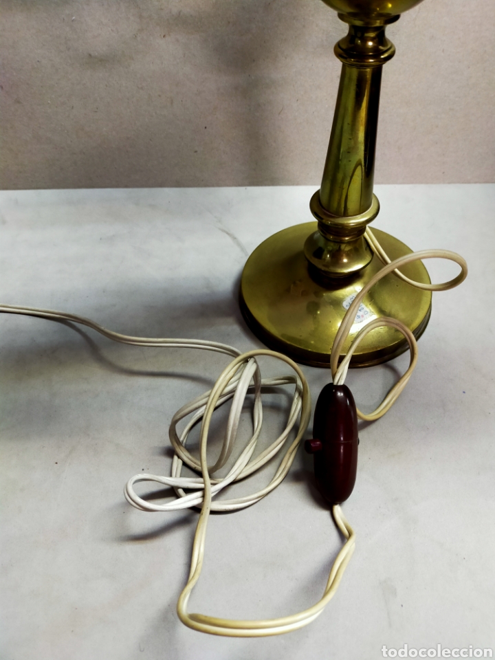 Antig&uuml;edades: CANDELABRO DE BRONCE, TRES LUCES, ESTILO HOLANDES. - Foto 17