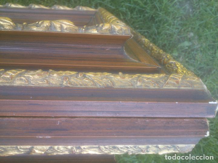 Antigüedades: Pareja Marco madera chapado y dorado - Foto 6 - 267417154