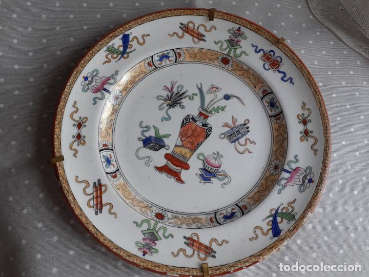 Antig&uuml;edades: Plato porcelana Minton - Foto 2