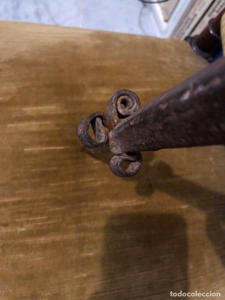 Antig&uuml;edades: REMATE HIERRO GOTICO, ORIGINAL DE EPOCA - Foto 3