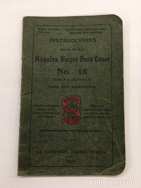 Antig&uuml;edades: Librito de instrucciones SINGER - Foto 1