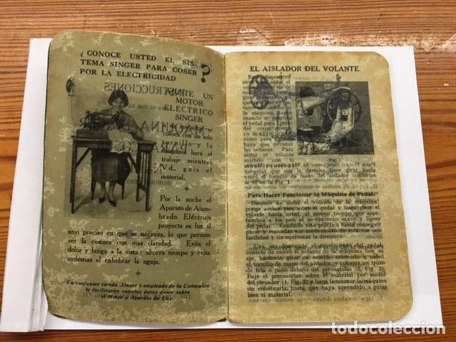 Antig&uuml;edades: Librito de instrucciones SINGER - Foto 3