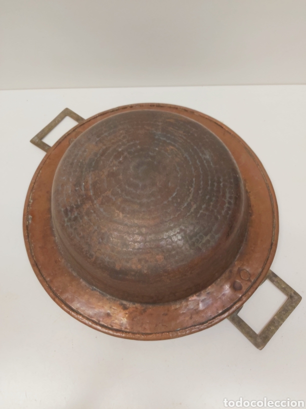 Antig&uuml;edades: Brasero cobre di&aacute;metro 41cm - Foto 5