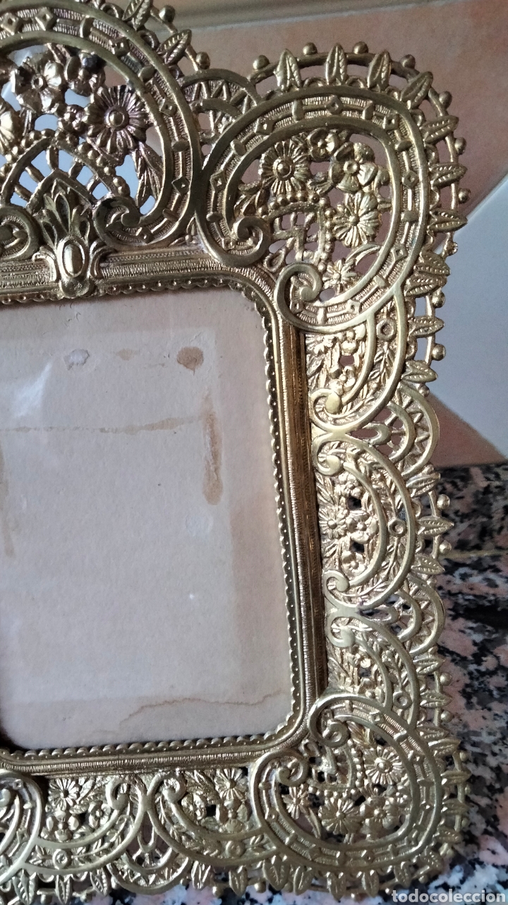 Antig&uuml;edades: ANTIGUO MARCO DE BRONCE - Foto 3