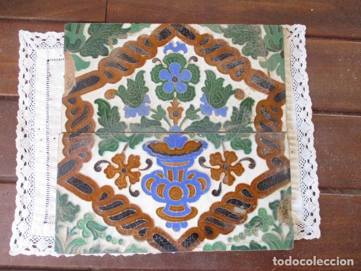 Antig&uuml;edades: Pareja de azulejos Ramos Rejano - Foto 1