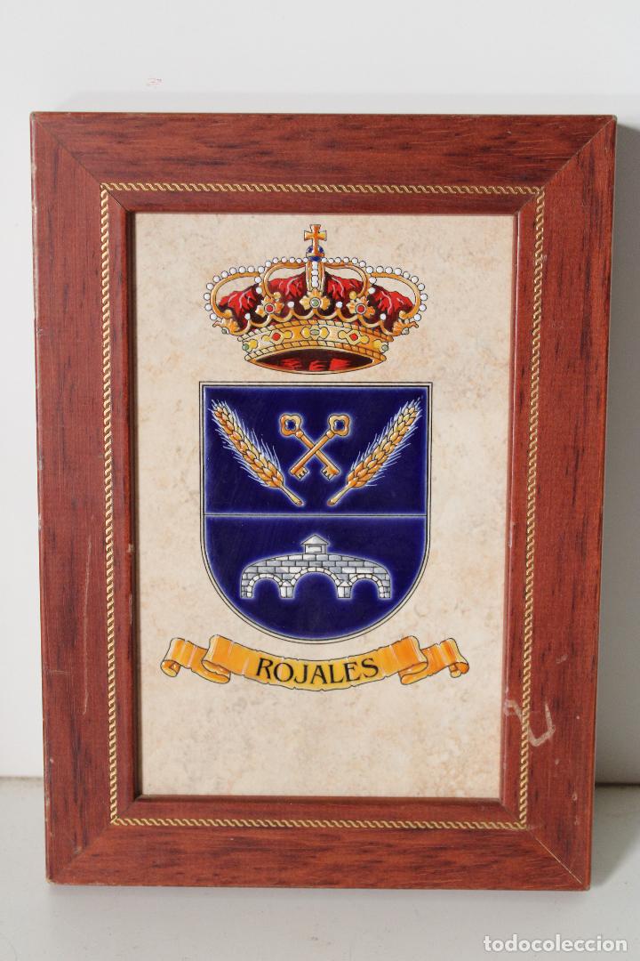 Antig&uuml;edades: cuadro azulejo con escudo de rojales - Foto 2