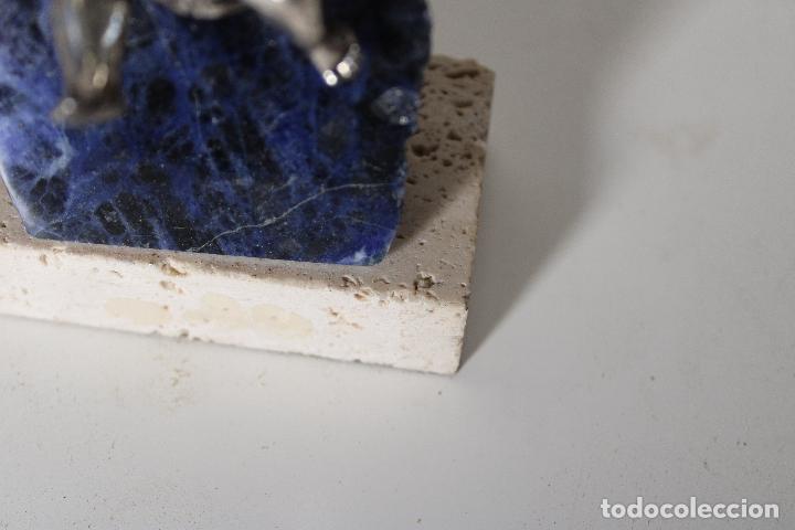 Antig&uuml;edades: figura de angel plateado - Foto 4