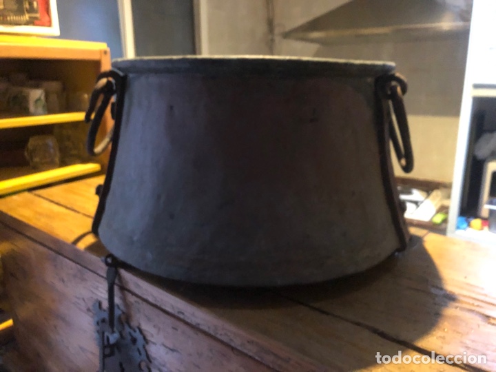 Antig&uuml;edades: CALDERO DE COBRE DEL 1700. - Foto 2