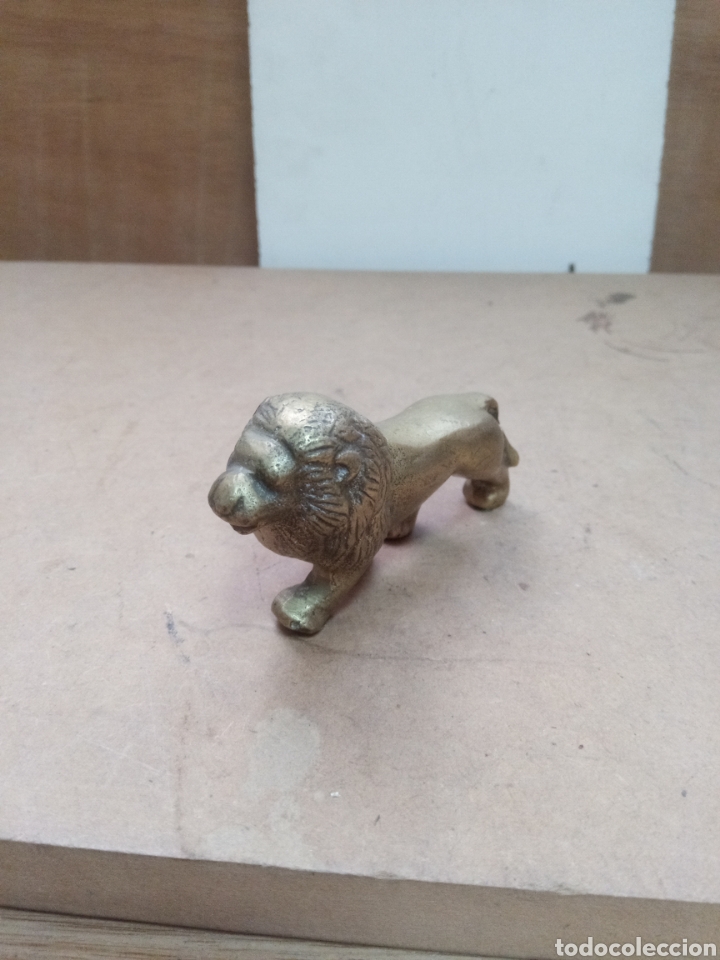 Antig&uuml;edades: Le&oacute;n en bronce - Foto 1