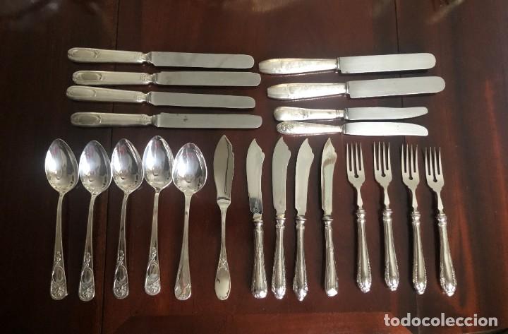 Antig&uuml;edades: LOTE ANTIGUOS CUBIERTOS - Foto 1