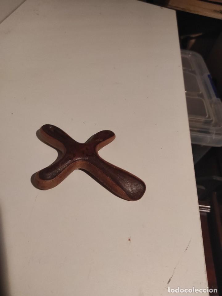 Antig&uuml;edades: Crucifijo madera religioso - Foto 1