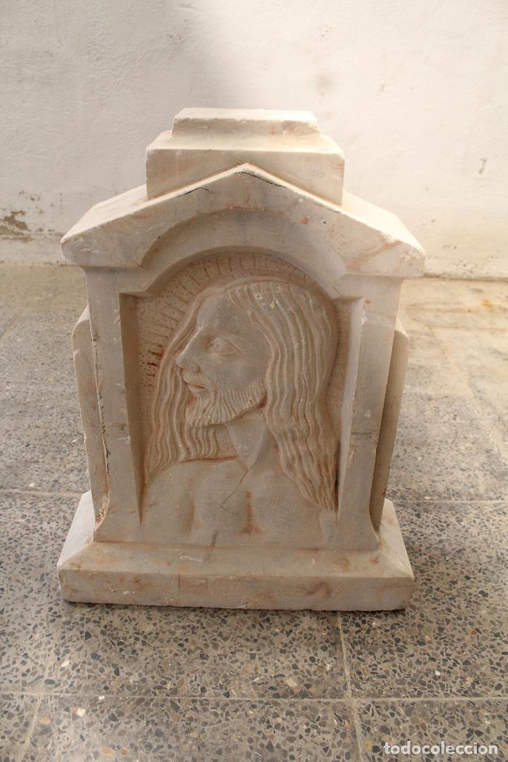 Antig&uuml;edades: relieve de Jesucristo de m&aacute;rmol blanco - Foto 8