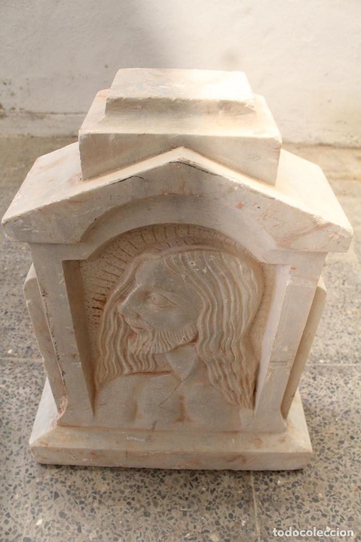 Antig&uuml;edades: relieve de Jesucristo de m&aacute;rmol blanco - Foto 9