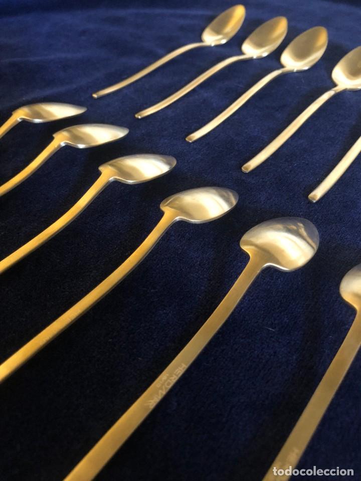 Antig&uuml;edades: DOCE CUCHARILLAS DORADAS - Foto 3