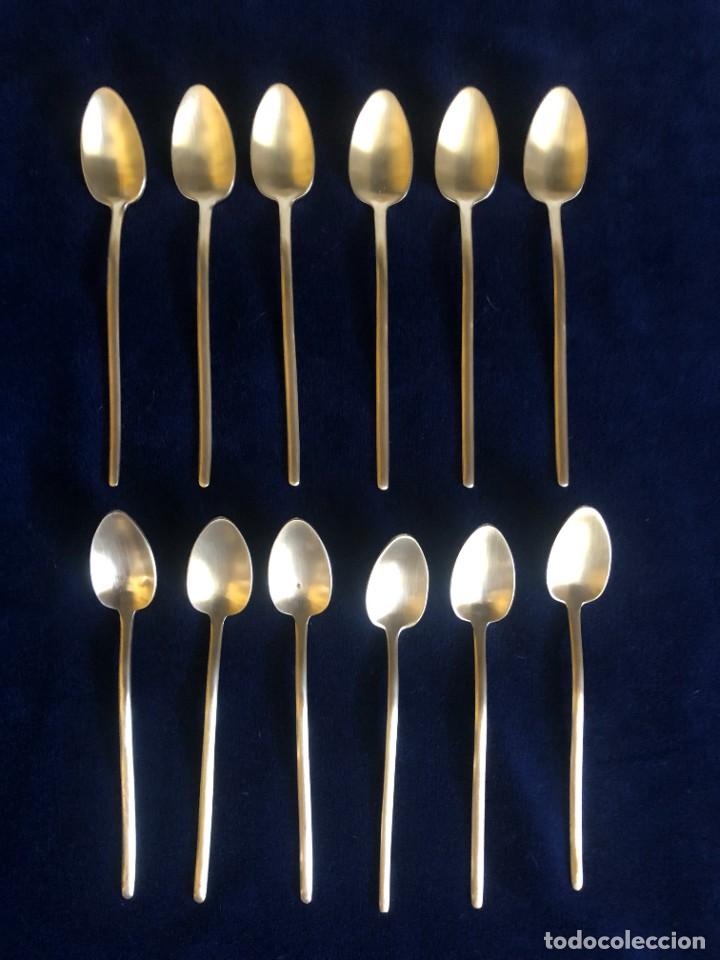 Antig&uuml;edades: DOCE CUCHARILLAS DORADAS - Foto 5