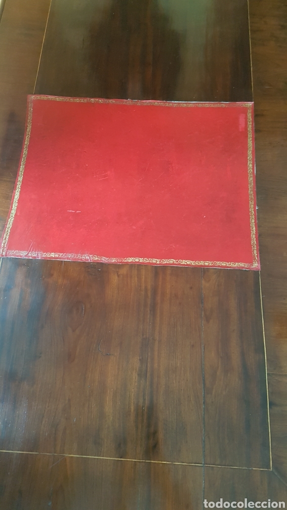 Antig&uuml;edades: MESA DE DESPACHO DE CAOBA CUBANA FINALES XIX - Foto 8