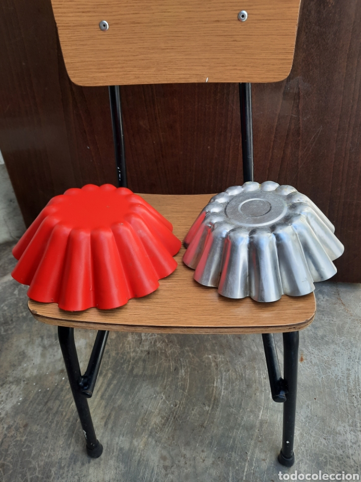 Antiques: Juego de dos flaneras Aluminio antiguas