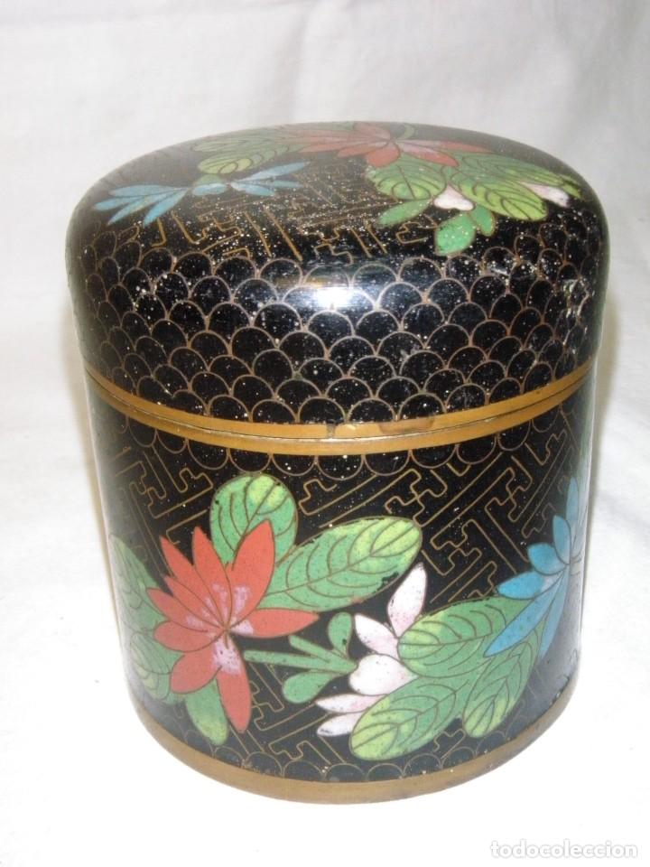 Antig&uuml;edades: CAJA CHINA DE ESMALTE CLOISSONE - Foto 3