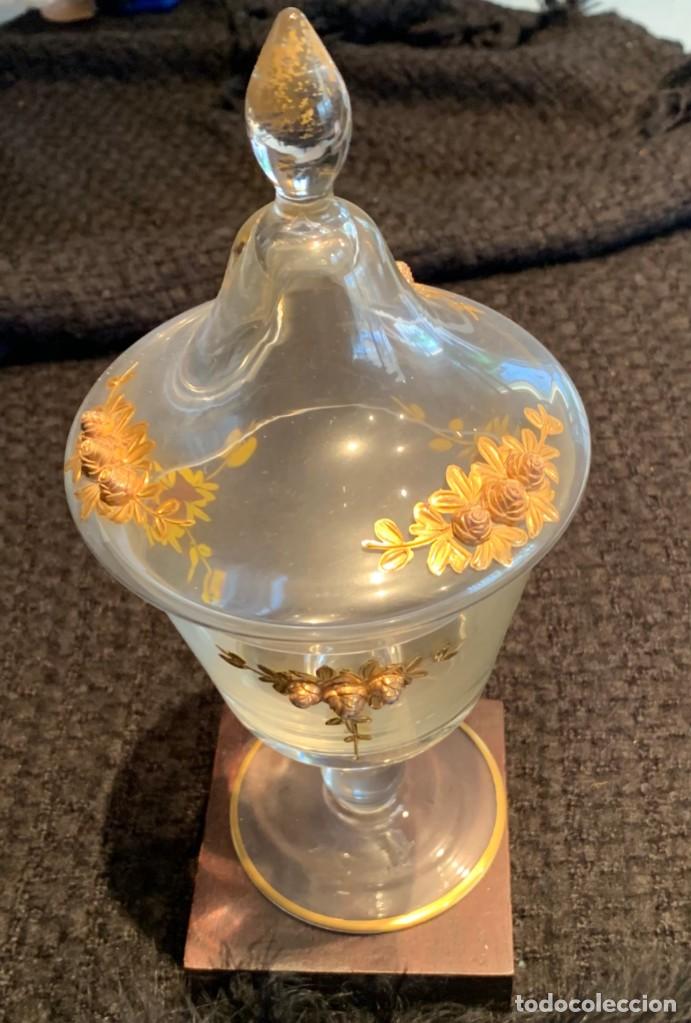 Antiguidades: Copa cristal antiguo