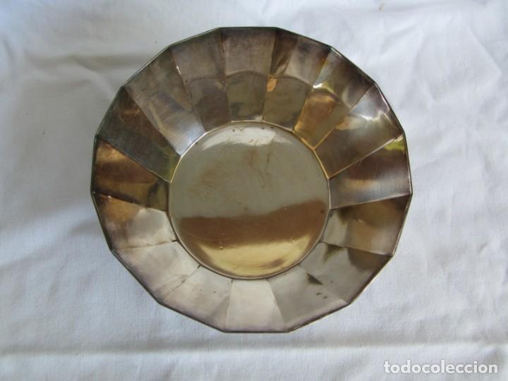 Antig&uuml;edades: Recipiente molde para flan ba&ntilde;ado en plata - Foto 2