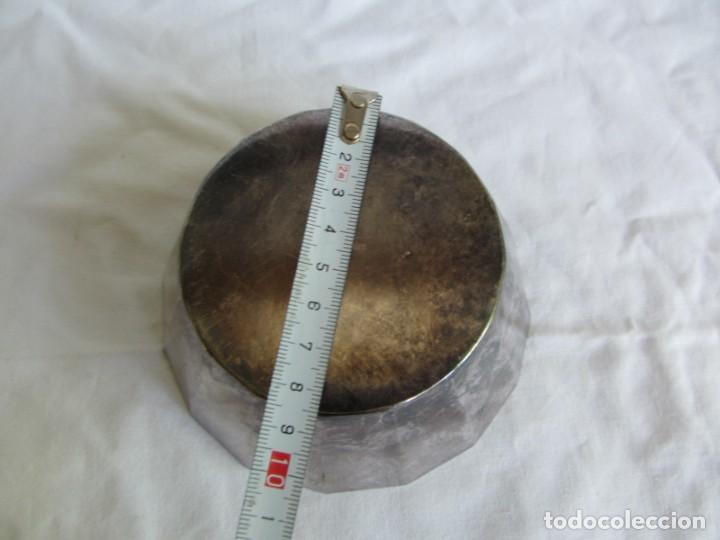Antig&uuml;edades: Recipiente molde para flan ba&ntilde;ado en plata - Foto 8